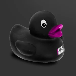 Black & pink gumikacsa